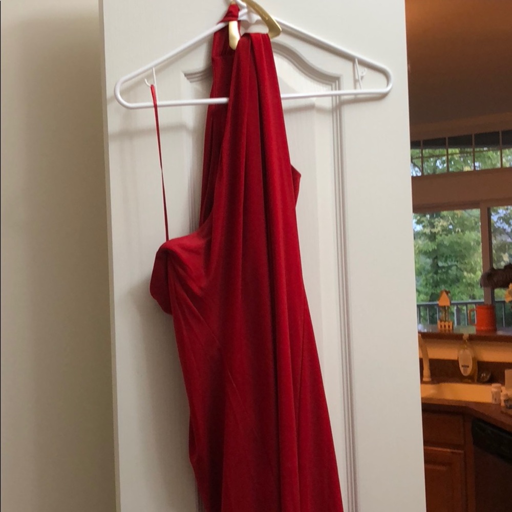 Michael Kors Red One Strap dress